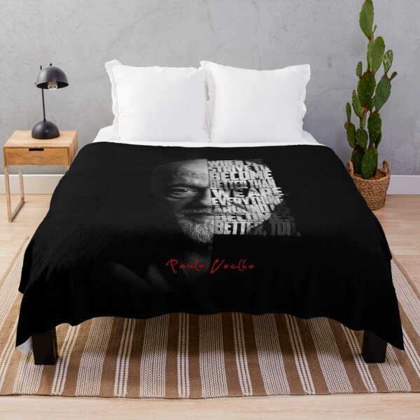 Item preview, Paulo Coelho Split Face Quote Poster designed and sold by Enea Kelo.