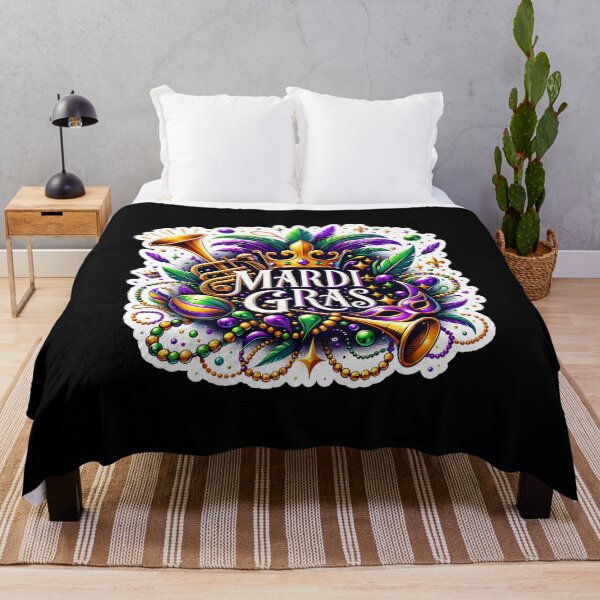 Item preview, Mardi Gras Celebration Design – Vibrant Carnival Art for Party Outfits designed and sold by artedigital99.