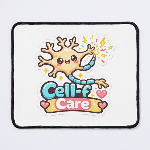 Item preview, Cell-f Care - Cute Science Pun designed and sold by 2ndOrderDesigns.