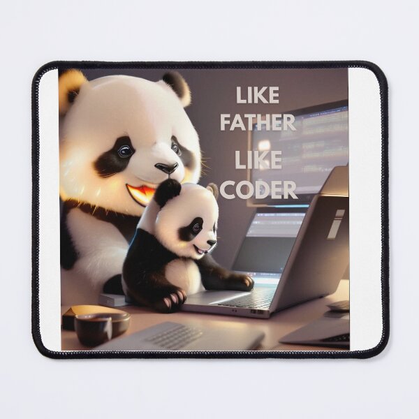 Item preview, Like Father Like Coder Cute Programmer Dad Coding Design designed and sold by Noctavia07.
