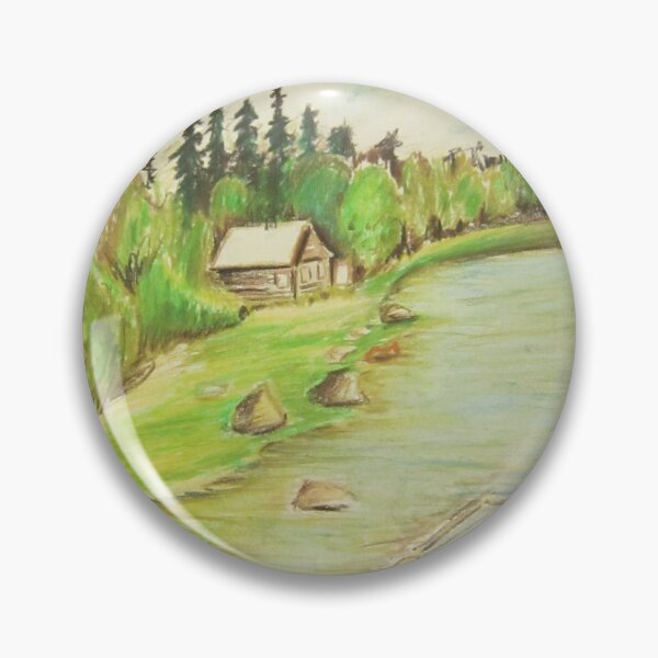 Item preview, White Sea Serenity. Gorely Island, Kandalaksha Reserve designed and sold by Cvetok.
