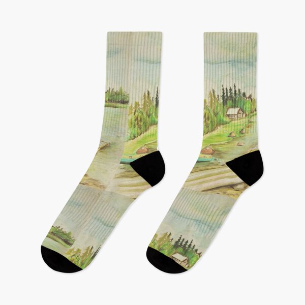 Item preview, White Sea Serenity. Gorely Island, Kandalaksha Reserve designed and sold by Cvetok.