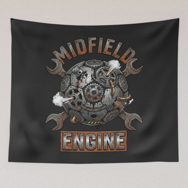 Item preview, Midfield Engine - Steampunk Soccer designed and sold by DigitalGlade.