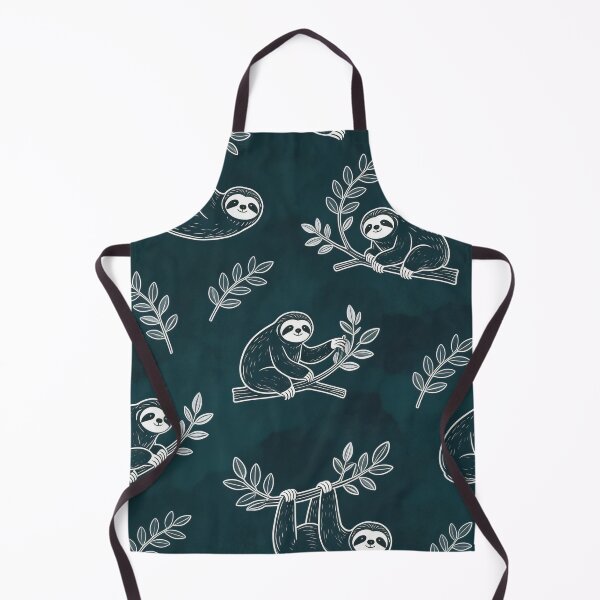 Item preview, Illustration of Funny Sloths on Branches with Leaves designed and sold by Ciervo Primavera.
