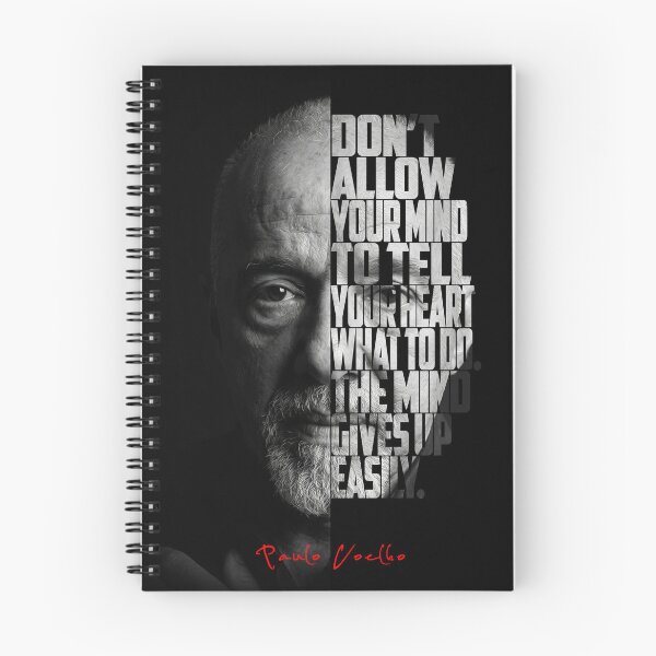 Item preview, Paulo Coelho Split Face Quote Poster designed and sold by Enea Kelo.