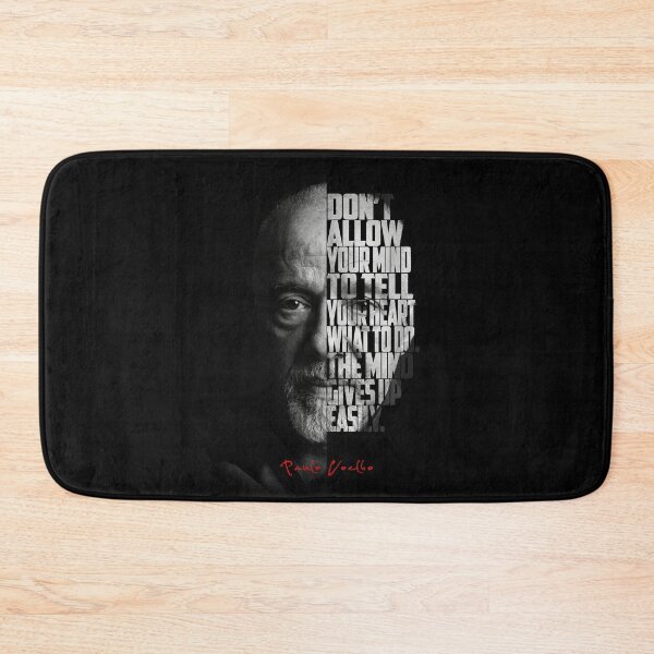 Item preview, Paulo Coelho Split Face Quote Poster designed and sold by Enea Kelo.