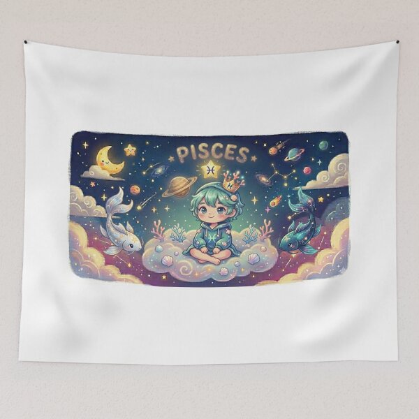 Item preview, Pisces zodiac sign  designed and sold by Kalapriye.