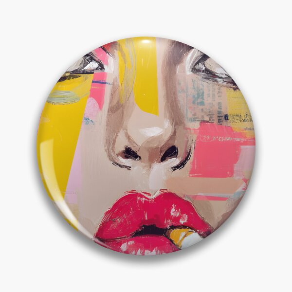 Item preview, Ignite Modern Energy with Expressive Eyes, Red Lips and Geometric Color Fusion designed and sold by OlfactoART Studio.