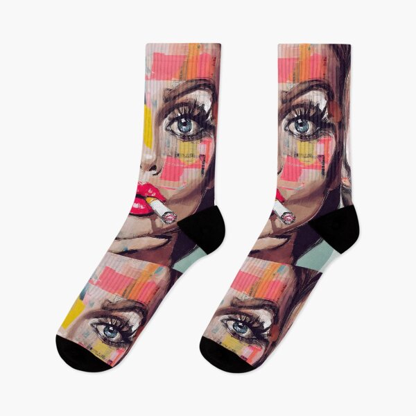 Item preview, Ignite Modern Energy with Expressive Eyes, Red Lips and Geometric Color Fusion designed and sold by OlfactoART Studio.
