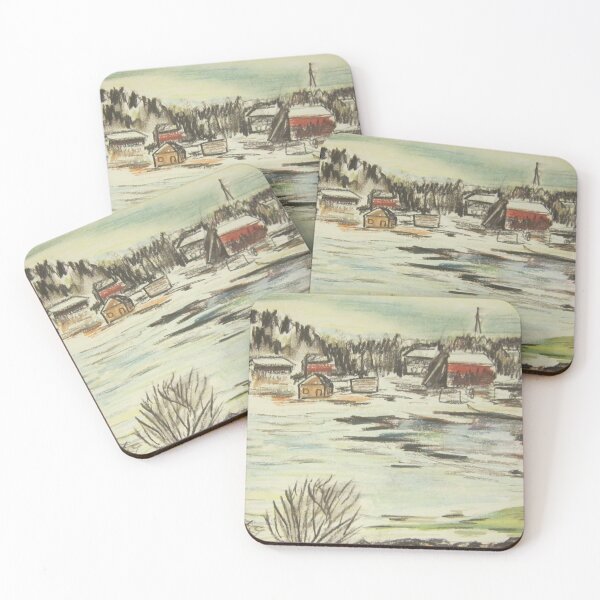 Item preview, Spring Awakening in Umba. White Sea Coastal Village designed and sold by Cvetok.