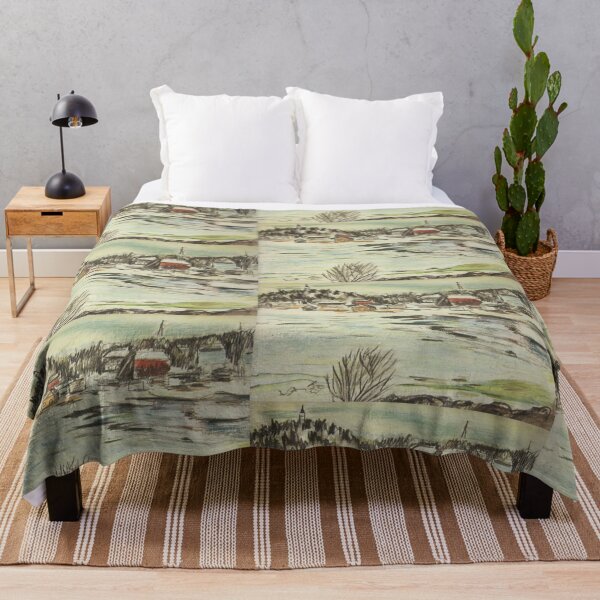 Item preview, Spring Awakening in Umba. White Sea Coastal Village designed and sold by Cvetok.