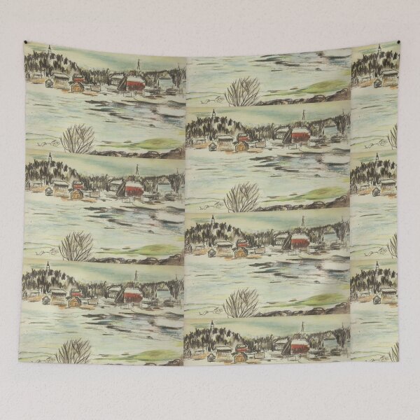 Item preview, Spring Awakening in Umba. White Sea Coastal Village designed and sold by Cvetok.