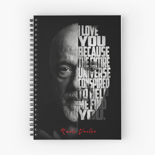 Item preview, Paulo Coelho Split Face Quote Poster designed and sold by Enea Kelo.