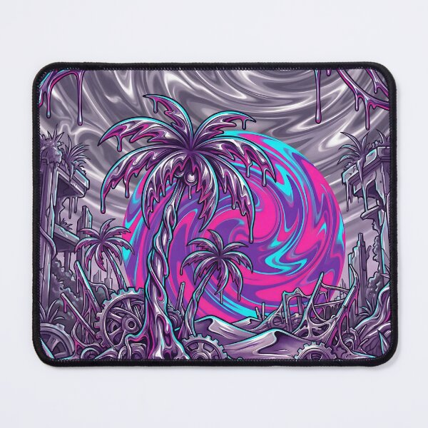 Item preview, Melting Palm Tree Liquid Cyber Beach 2026 designed and sold by MarCinu Art.