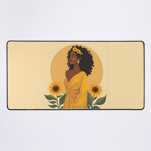 Item preview, Sunflower Unity - Afrocentric Empowerment Art designed and sold by WowDezign.