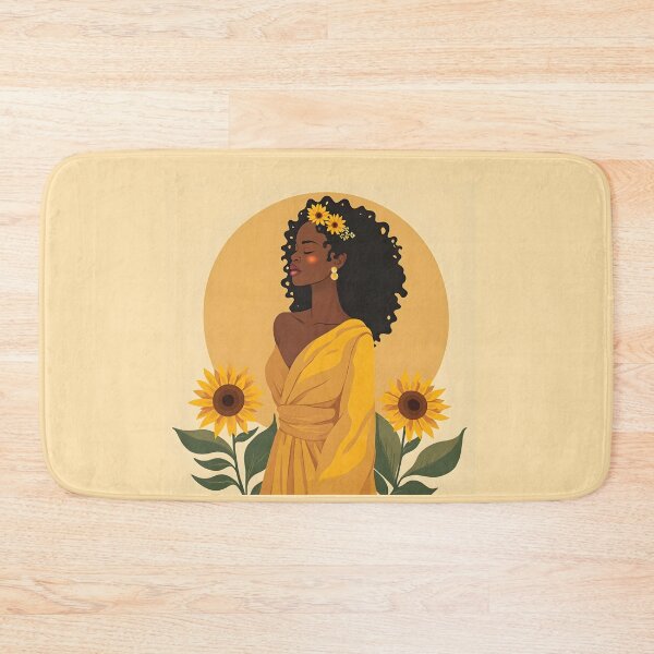 Item preview, Sunflower Unity - Afrocentric Empowerment Art designed and sold by WowDezign.