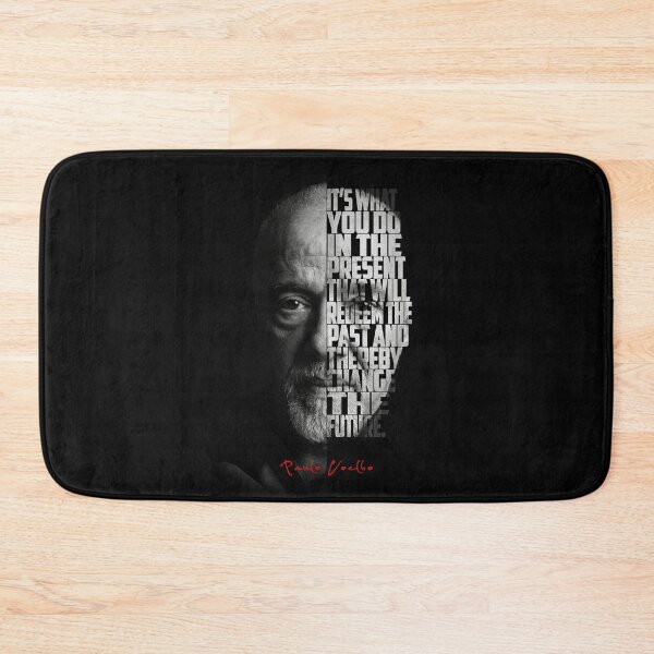 Item preview, Paulo Coelho Split Face Quote Poster designed and sold by Enea Kelo.