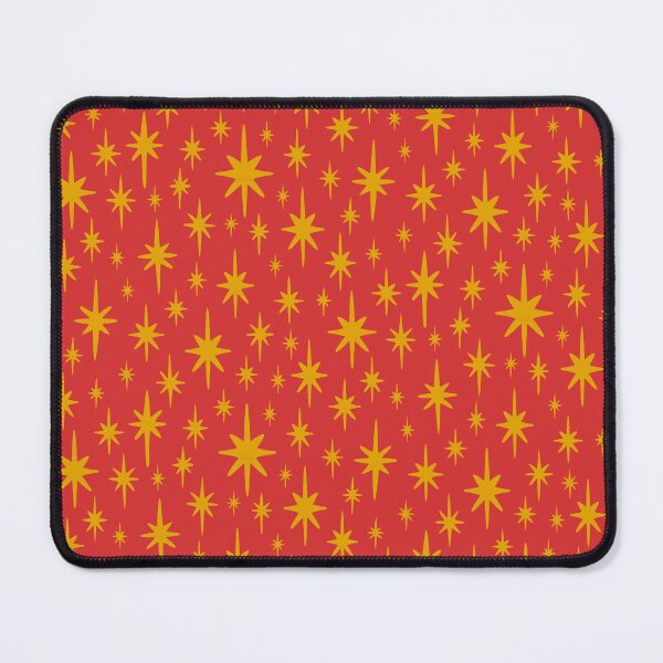 Item preview, Retro Starburst Pattern | Mid Century Modern Gold Stars Celestial Design designed and sold by Carrie Cantwell Art.