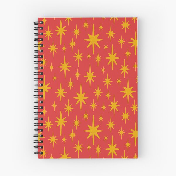 Item preview, Retro Starburst Pattern | Mid Century Modern Gold Stars Celestial Design designed and sold by Carrie Cantwell Art.