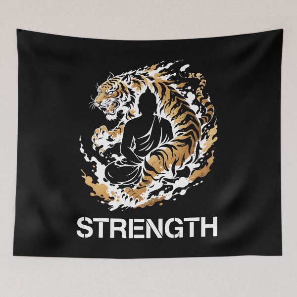 Item preview, Buddha - Tiger Spirit designed and sold by SignumShop.