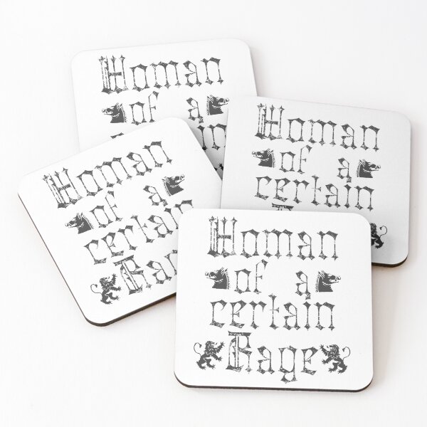 Item preview, Woman of a certain Rage - Feminist quote designed and sold by delllsdesigns.