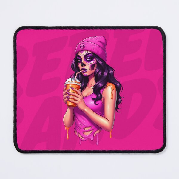 Item preview, Neon Sugarskull Queen Gothic - Kawaii Day of the Dead Alternative Streetwear designed and sold by Rebel-Candy.