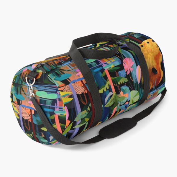 Item preview, Explore Nature's Renewal with a Vibrant Beaver Amidst a Lush Colorful Forest and Pond designed and sold by OlfactoART Studio.