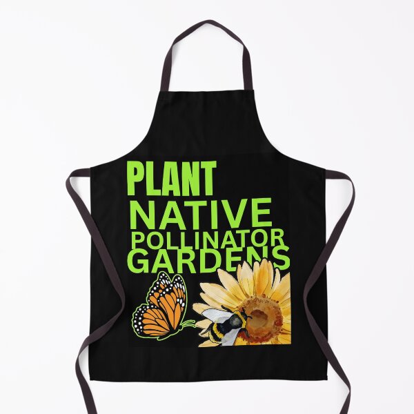 Item preview, Plant Native Pollinator Gardens Bright Neon Text Colorful Design designed and sold by EarthArtDesigns.