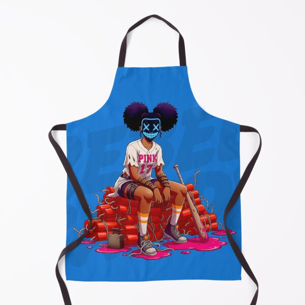 Item preview, Neon Chaos Boom-Box Babe Rebel - Kawaii Urban Punk Streetwear designed and sold by Rebel-Candy.