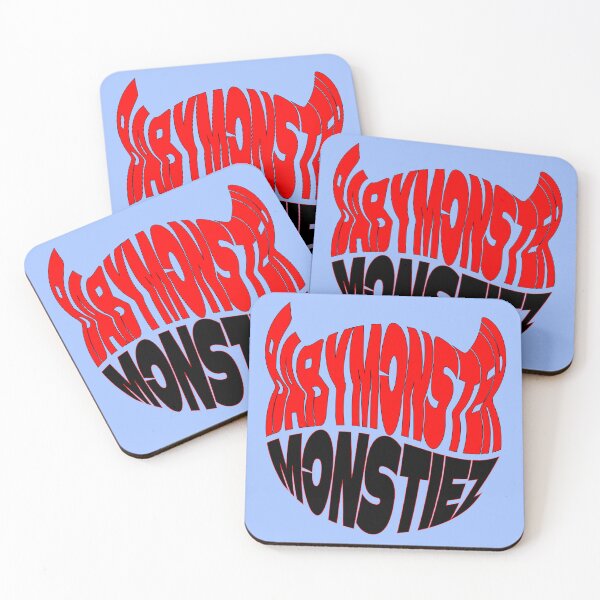 Item preview, Babymonster x Monstiez logo Red&Black ver. kpop designed and sold by ShiroHero.