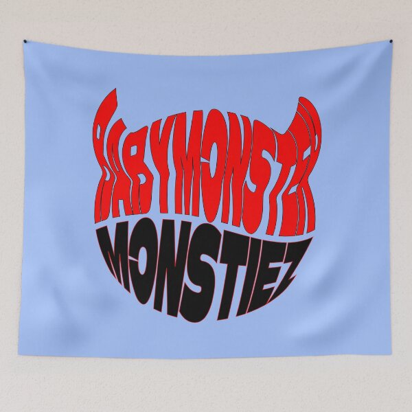 Item preview, Babymonster x Monstiez logo Red&Black ver. kpop designed and sold by ShiroHero.