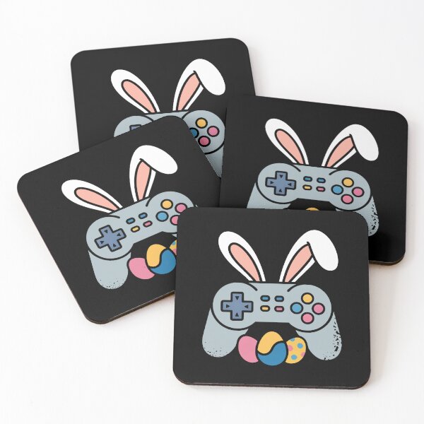 Item preview, Easter Bunny Gamer Controller Graphic Design designed and sold by PrintAtelier.