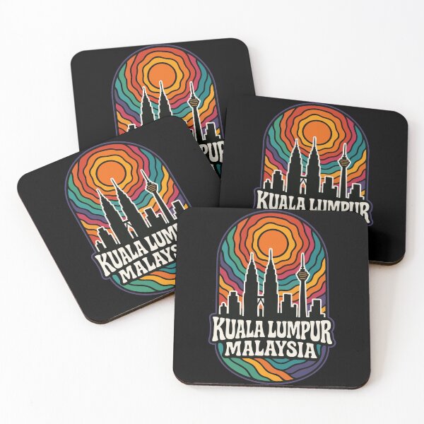 Item preview, Kuala Lumpur Malaysia Trippy Art Travel designed and sold by TomFrontierArt.