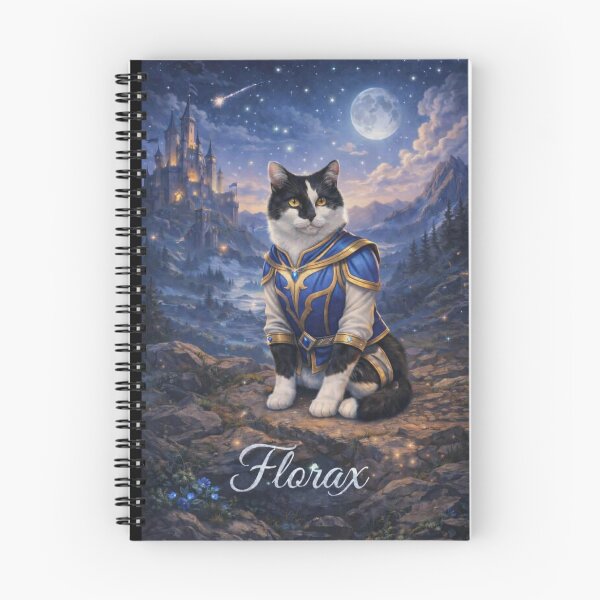 Item preview, Florax the Fantasy Knight Cat – Magical Medieval Warrior designed and sold by GGtiger.