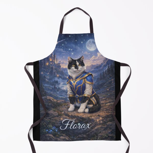 Item preview, Florax the Fantasy Knight Cat – Magical Medieval Warrior designed and sold by GGtiger.