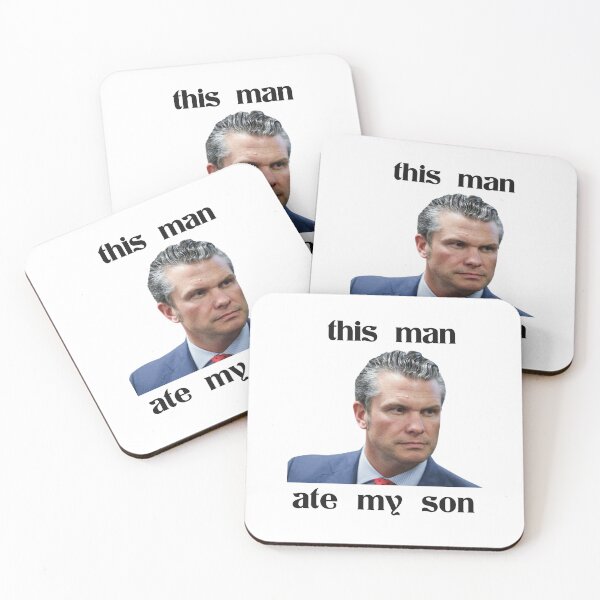 Item preview, Funny Political Meme This Man Ate My Son Pete Hegseth designed and sold by Seamlessly Buffalo.