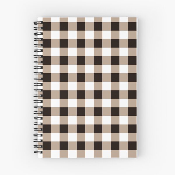 Item preview,  Gingham Large Tan Black White designed and sold by LaurenWDesigns.