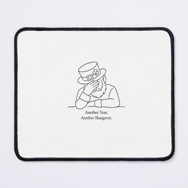 Item preview, St Patricks Day leprechaun Hangover designed and sold by Angelle55.