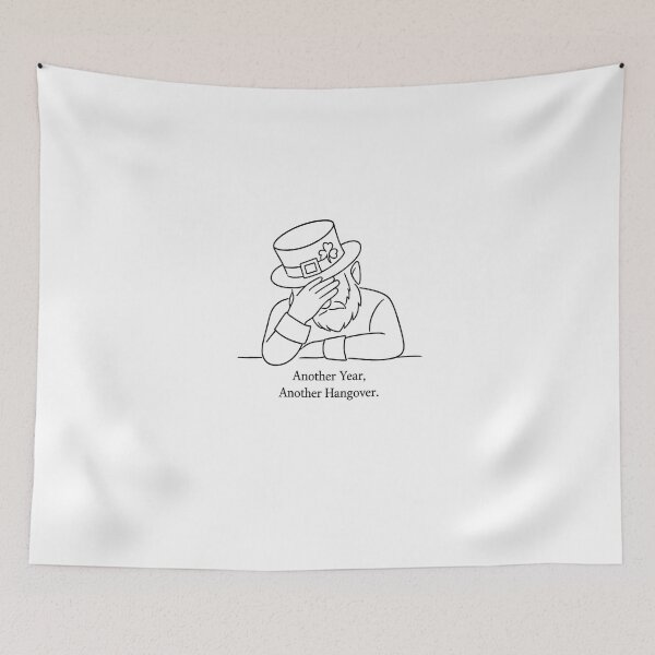 Item preview,  St Patricks Day leprechaun Hangover designed and sold by Angelle55.
