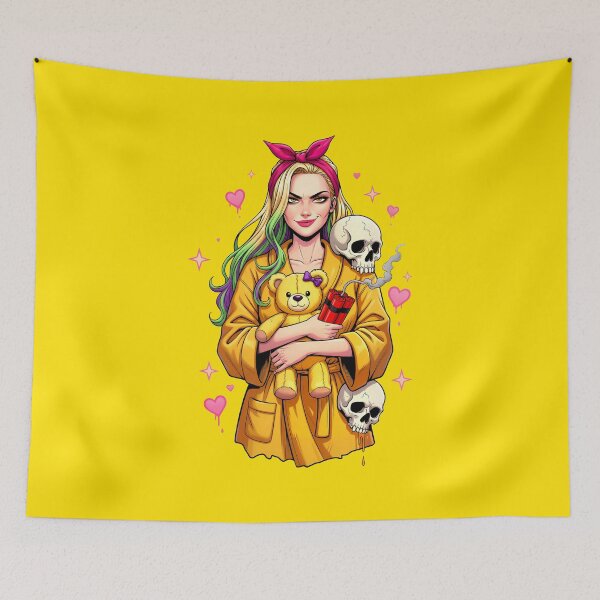 Item preview, Sweet Danger Morning Mayhem Rebel Girl - Kawaii Chaos Punk designed and sold by Rebel-Candy.