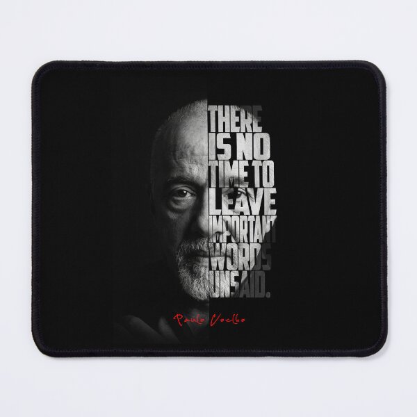 Item preview, Paulo Coelho Split Face Quote Poster designed and sold by Enea Kelo.