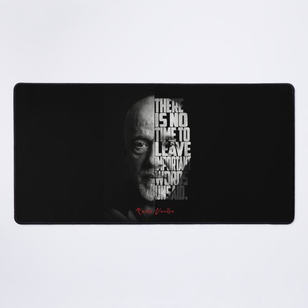 Item preview, Paulo Coelho Split Face Quote Poster designed and sold by Enea Kelo.