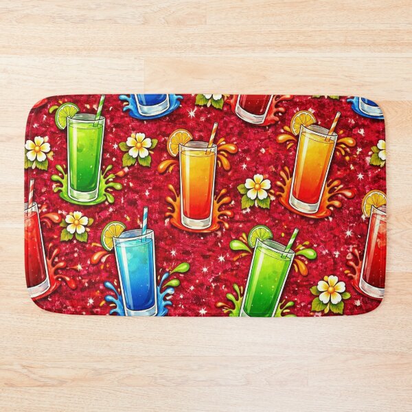 Item preview, Sparkle Red Cocktail Splash Pattern designed and sold by VividOddityCo.