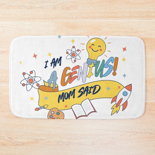 Item preview, I Am a Genius! Mom Said designed and sold by DesignbyAnnaM.