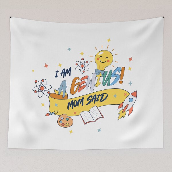 Item preview, I Am a Genius! Mom Said designed and sold by DesignbyAnnaM.