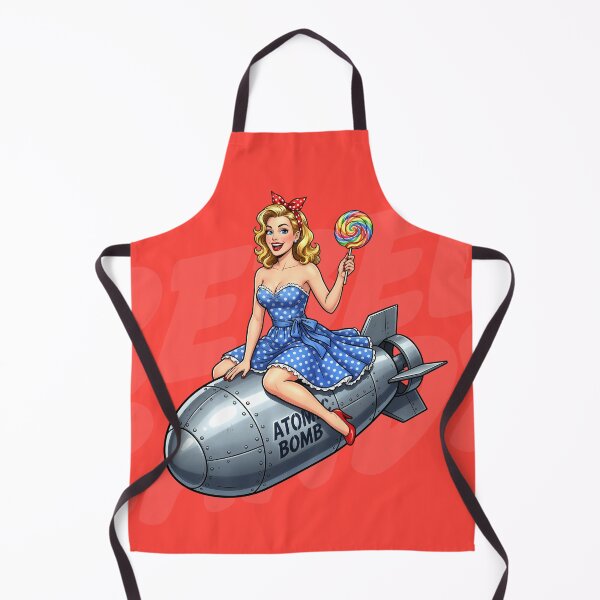 Item preview, Sweet Bomb Pinup Retro Rocket - Vintage Kitsch Bomb designed and sold by Rebel-Candy.