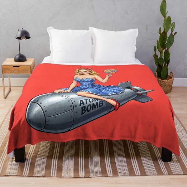 Item preview, Sweet Bomb Pinup Retro Rocket - Vintage Kitsch Bomb designed and sold by Rebel-Candy.