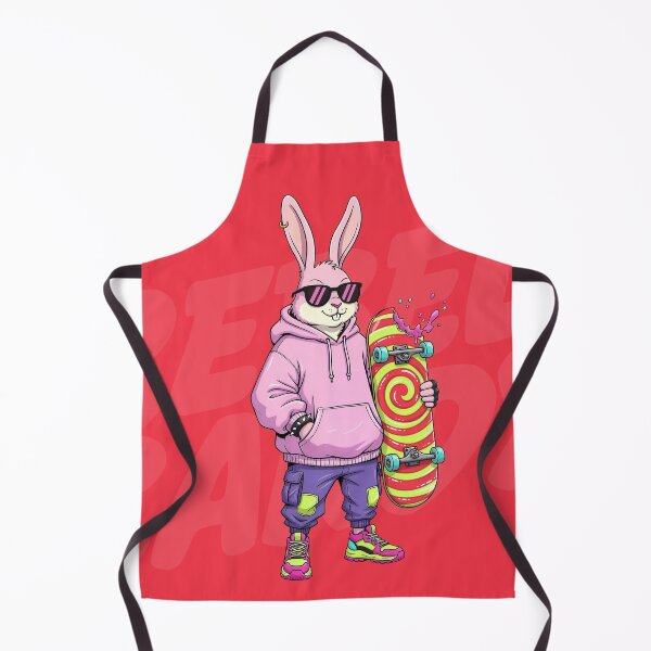Item preview, Sour Swirl Skater Bunny - Kawaii Grunge Streetwear designed and sold by Rebel-Candy.