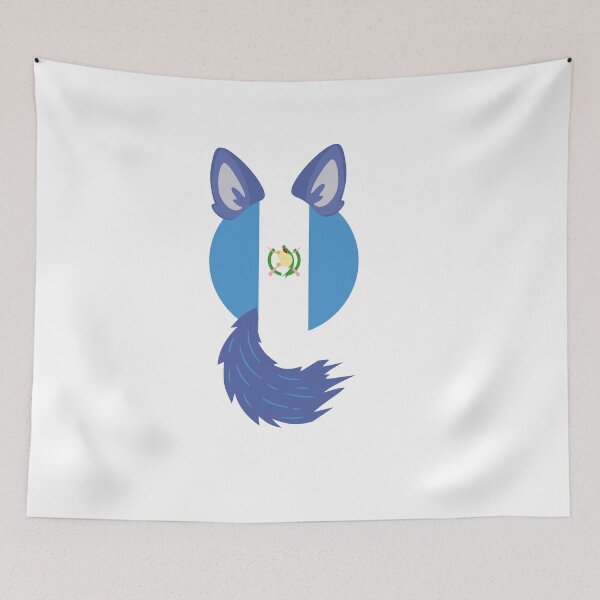 Item preview, Therian Furry, Guatemalan Flag T-Shirt and Tank Top designed and sold by CloverAnnie.