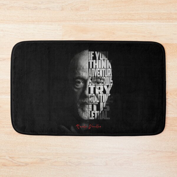 Item preview, Paulo Coelho Split Face Quote Poster designed and sold by Enea Kelo.
